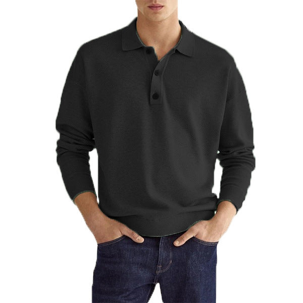 Elegant Long-Sleeve Polo