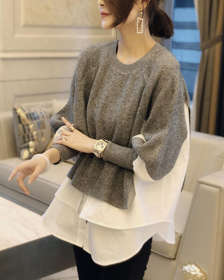 The Kensington | Puffed Sleeve Sweater