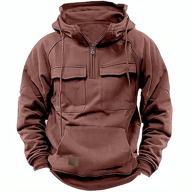 Mayer - Casual Zip-Up Hoodie