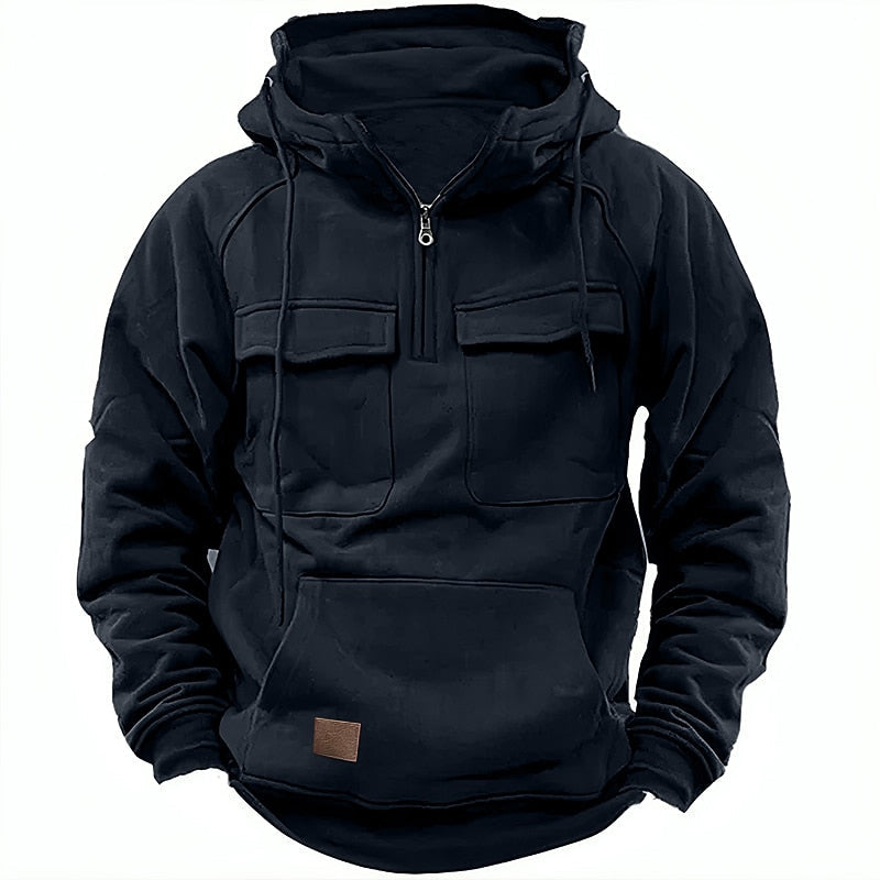 Mayer - Casual Zip-Up Hoodie